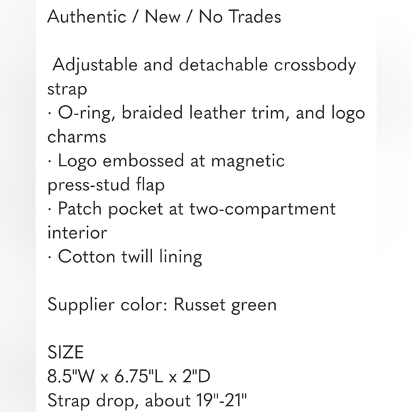 See By Chloe Yellow Crossbody Bag EUC - Picture 5 of 5